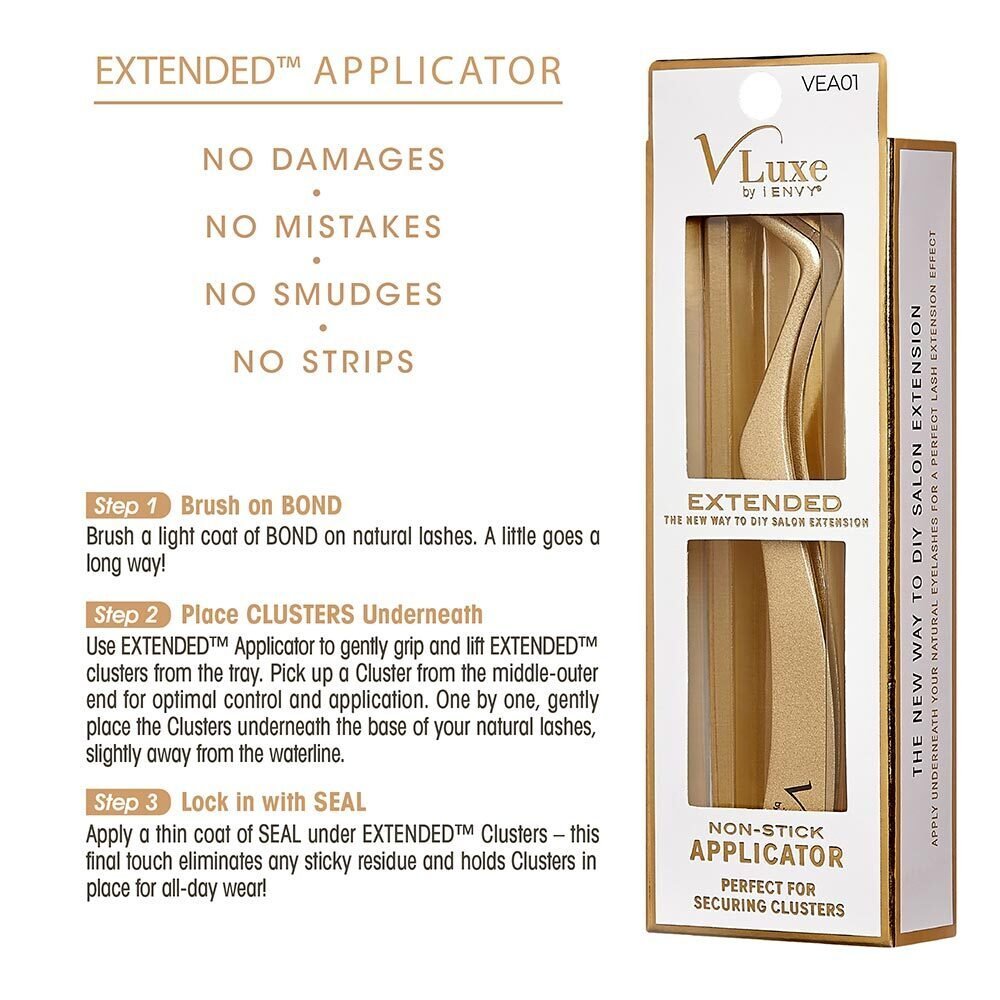VLuxe by iEnvy Extended Non - Stick Lash Applicator - VEA01 - Beauty Exchange Beauty Supply