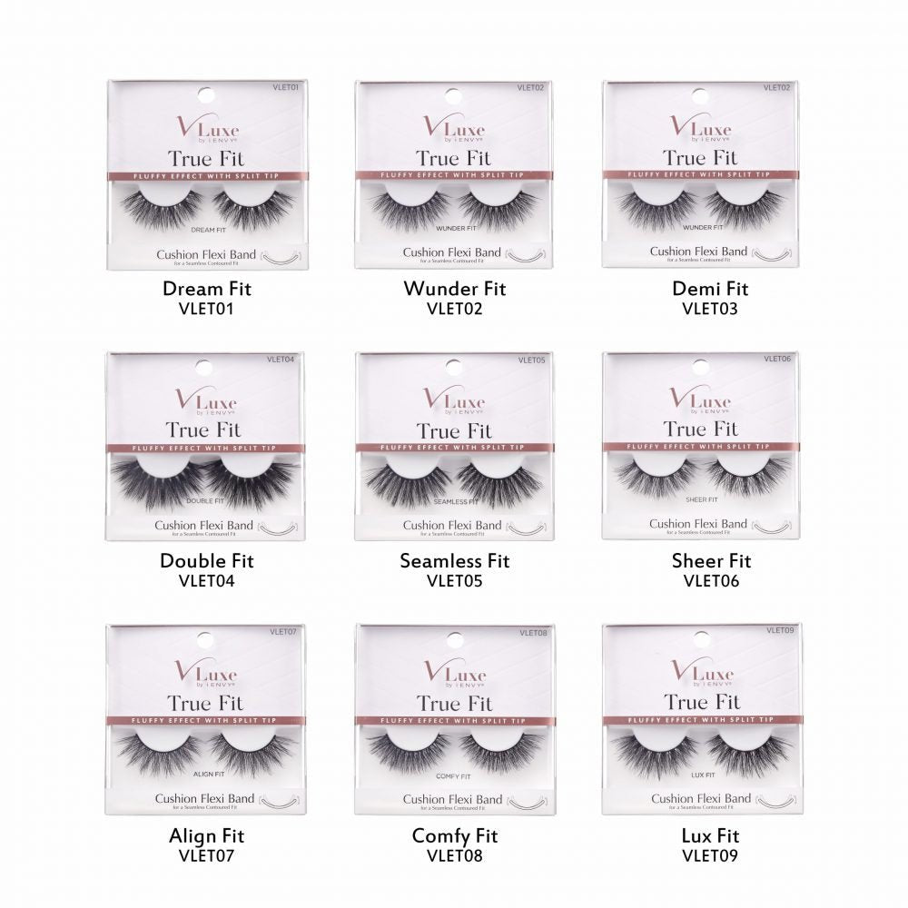 VLuxe by iEnvy True Fit Lashes – Fluffy - Beauty Exchange Beauty Supply