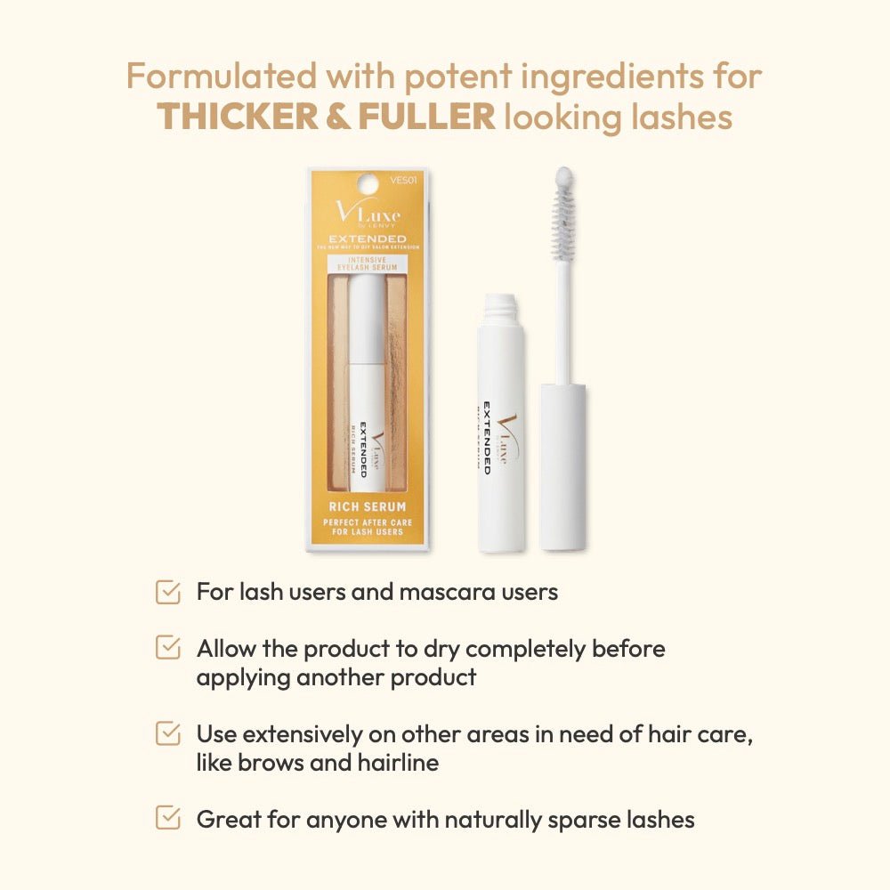 VLuxe Extended Intensive Eyelash Serum – 4.5g - Beauty Exchange Beauty Supply