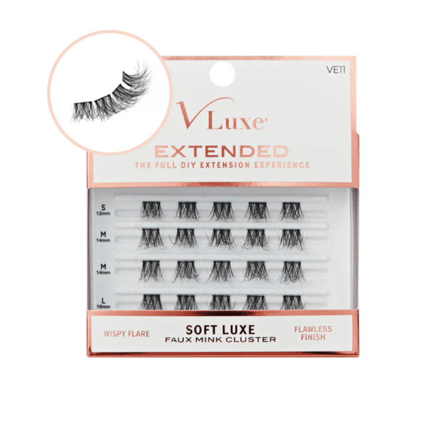 VLuxe Faux Mink Lash Clusters – Soft Luxe - Beauty Exchange Beauty Supply