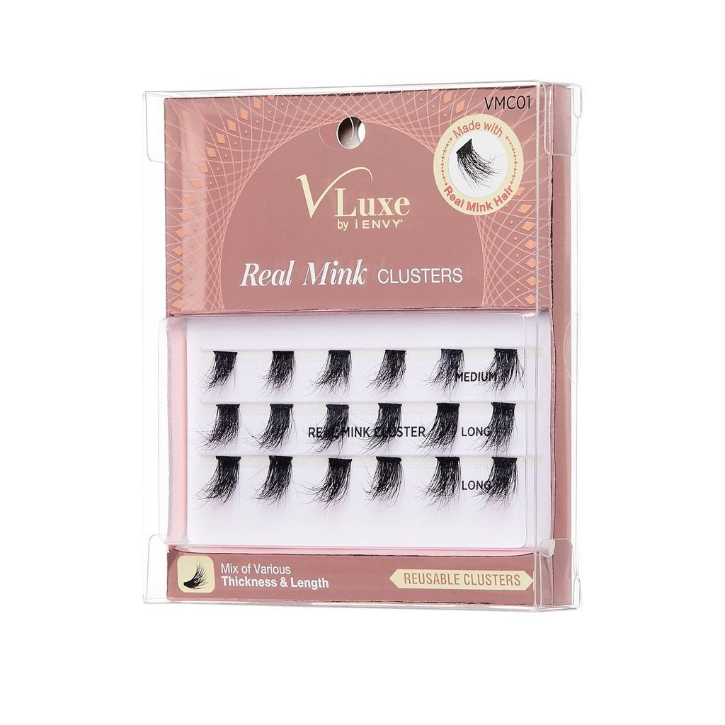 VLuxe & i - ENVY Real Mink Lash Clusters –Fluffy Extension - Beauty Exchange Beauty Supply