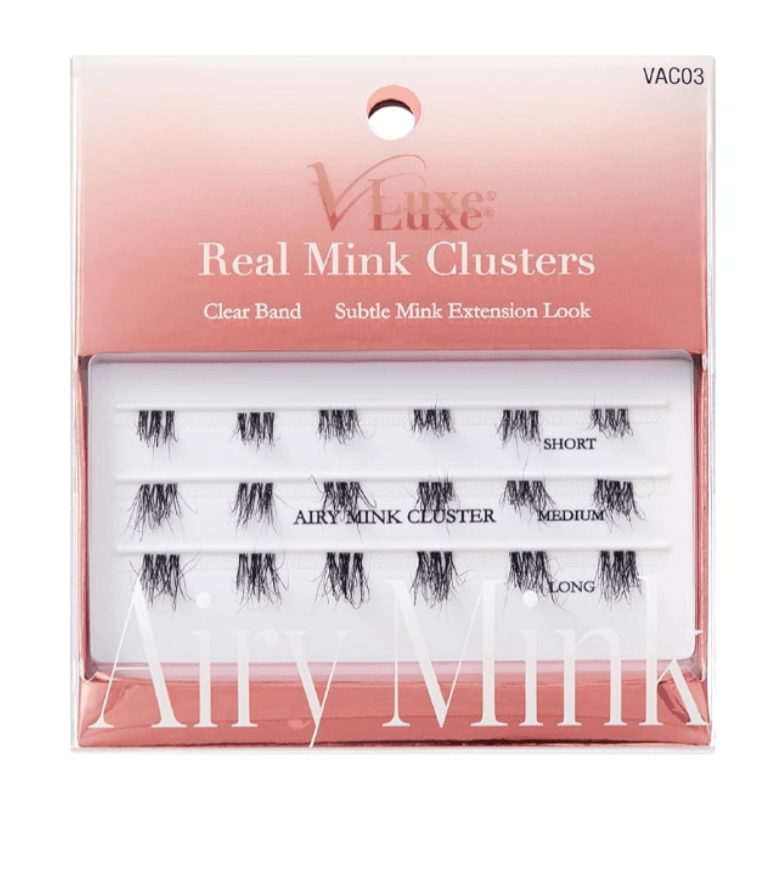 VLuxe & i - ENVY Real Mink Lash Clusters –Fluffy Extension - Beauty Exchange Beauty Supply