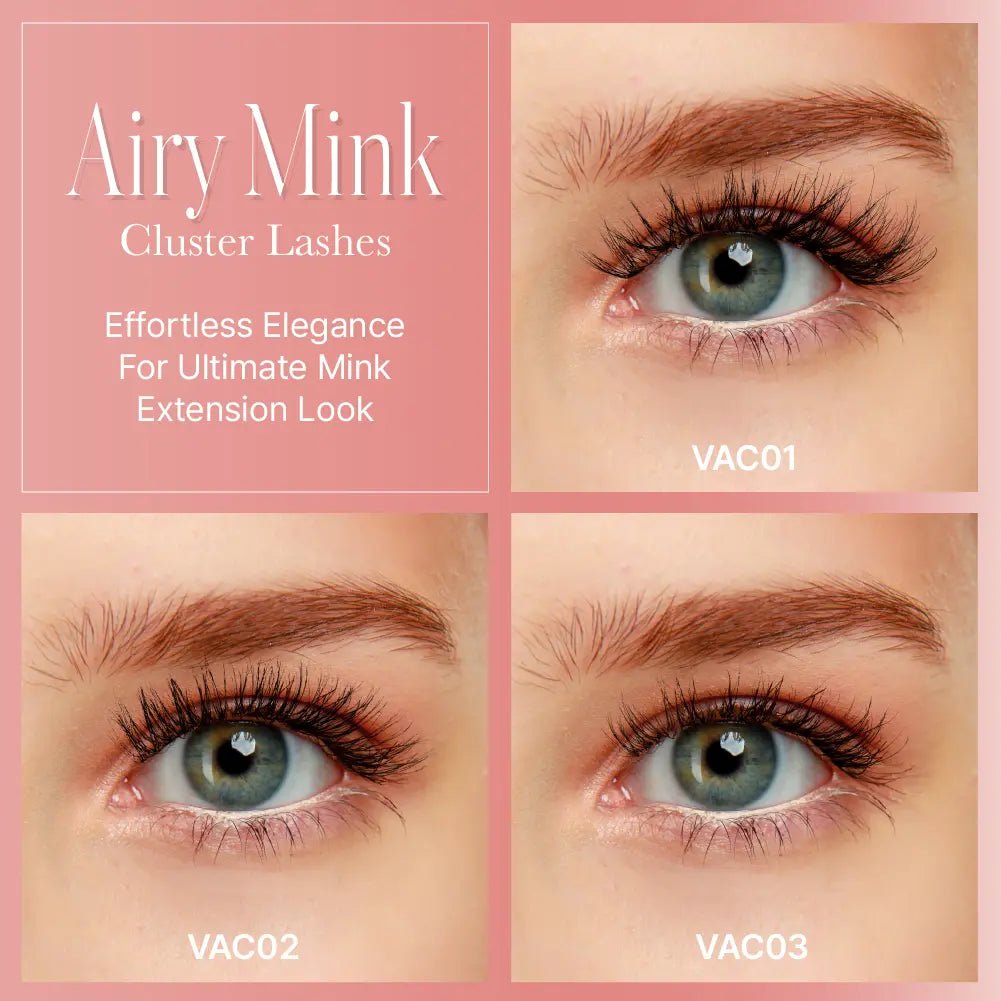 VLuxe & i - ENVY Real Mink Lash Clusters –Fluffy Extension - Beauty Exchange Beauty Supply