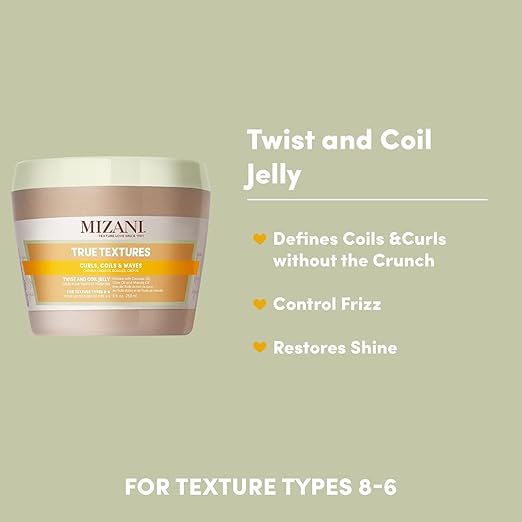 Mizani True Textures Twist and Coil Jelly - Defines Coils 8oz