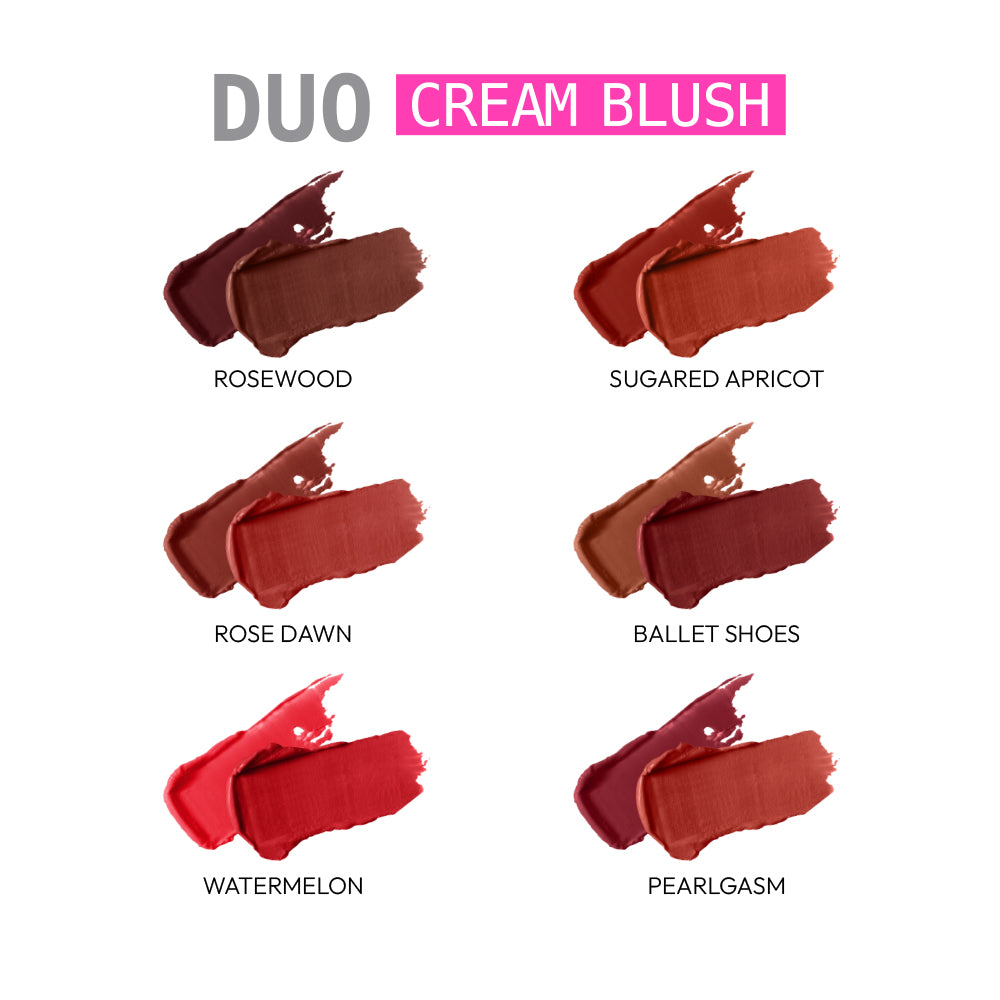 Ruby Kisses Duo Cream Blush – 6 Shades