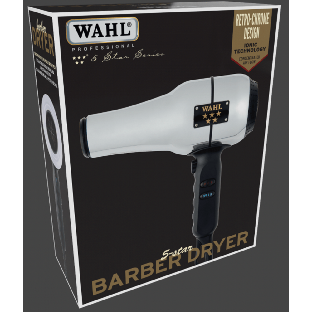 Wahl 5 Star Barber 5054 Hair Dryer – Professional Power for Smooth, Precise Styling - Beauty Exchange Beauty Supply