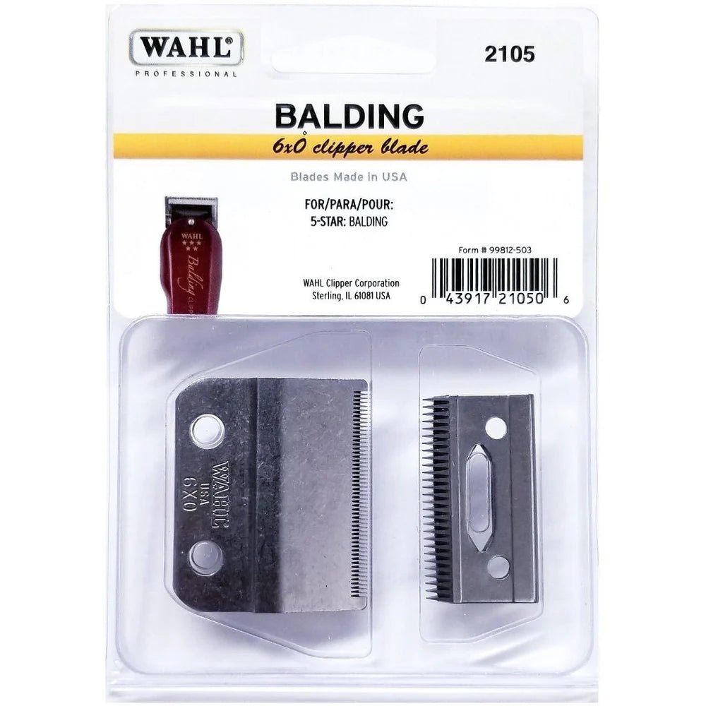 Wahl Balding 6x0 Clippers Blade – Ultra Close Cut, Precision Fade - Beauty Exchange Beauty Supply