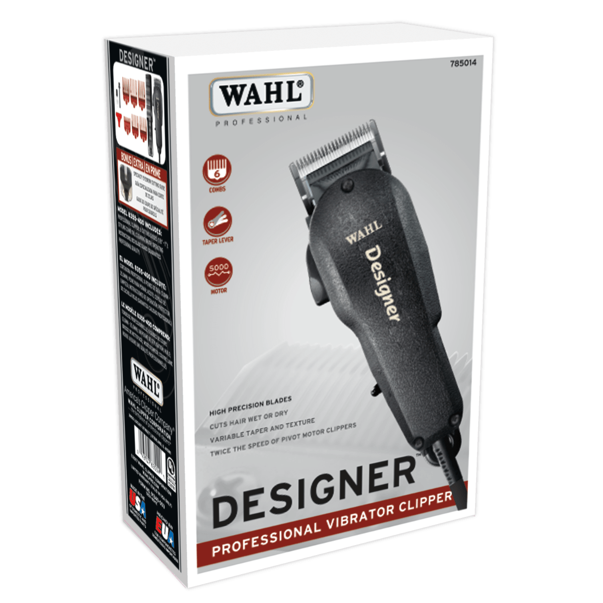 Wahl Designer Clipper โ Black - Beauty Exchange Beauty Supply