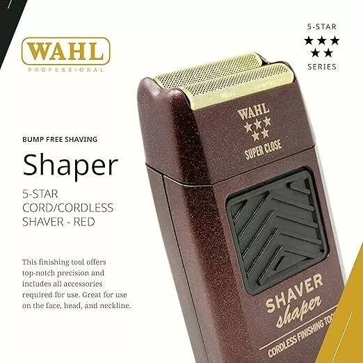 WAHL Professional 5 Star Cordless Shaver โ Powerful, Precision Trimmer for Smooth Shaves and Outlining - Beauty Exchange Beauty Supply