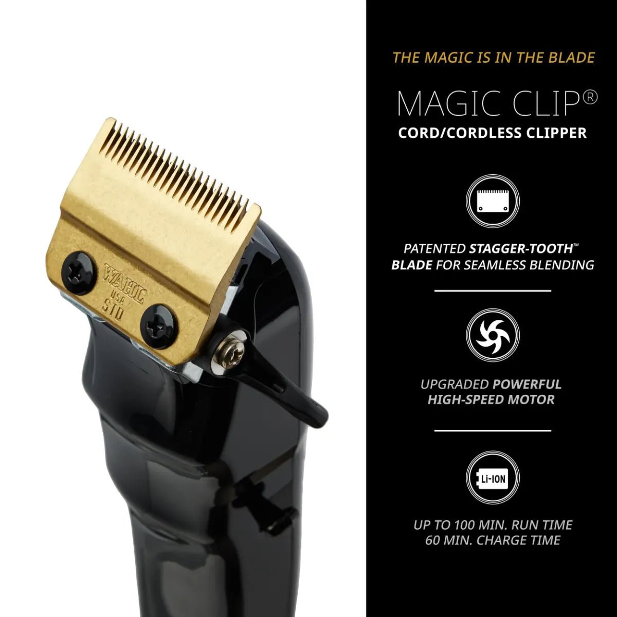 Wahl Professional 5-Star Magic Clip – Black - Beauty Exchange Beauty Supply