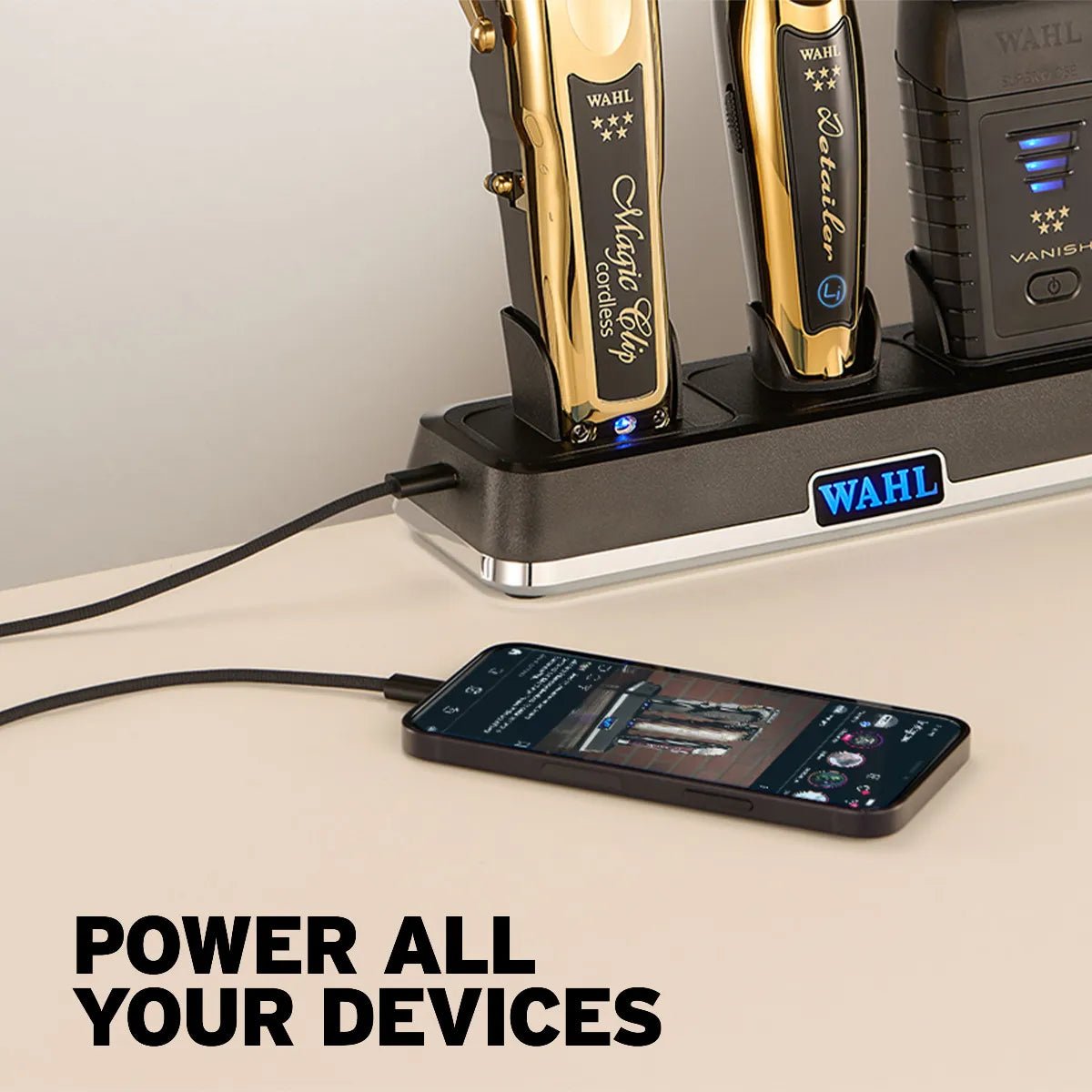Wahl Professional Power Station – Black - Beauty Exchange Beauty Supply