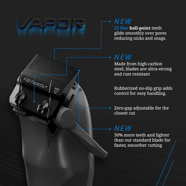 Wahl Vapor Clipper – Black - Beauty Exchange Beauty Supply