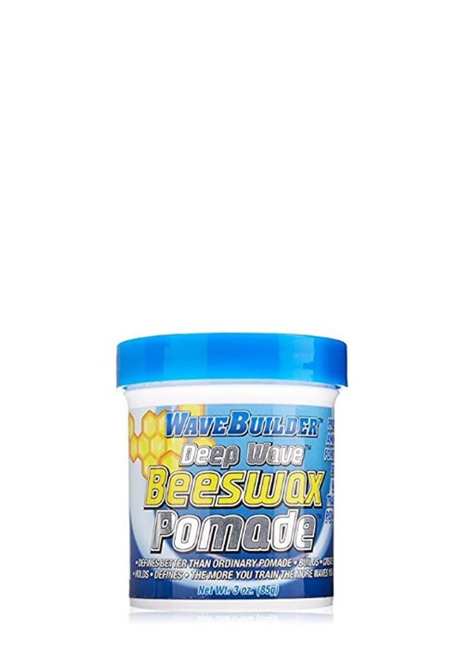 Wave Builder Pomade – Strong Hold for Defined Waves – 3 oz - Beauty Exchange Beauty Supply