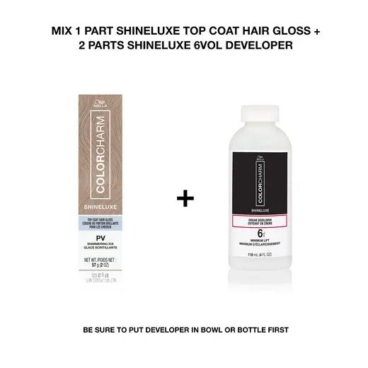 Wella Color Charm ShineLuxe Cream Developer – 6 Volume - Beauty Exchange Beauty Supply