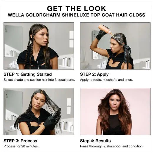 Wella Color Charm ShineLuxe Top Coat Hair Gloss – 2oz - Beauty Exchange Beauty Supply