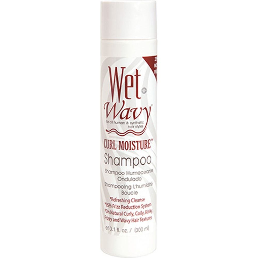 WET - N - WAVY Curl Moisture Shampoo | Hydrating & Nourishing Cleanser for Curly, Wavy & Textured Hair – 10 oz - Beauty Exchange Beauty Supply