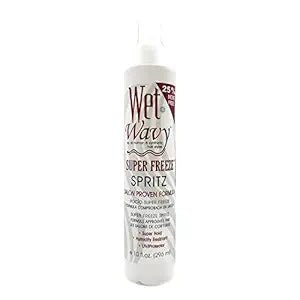 WET - N - WAVY Super Freeze Spritz | Maximum Hold Styling Spray for Long - Lasting, Frizz - Free Styles – 10 oz - Beauty Exchange Beauty Supply