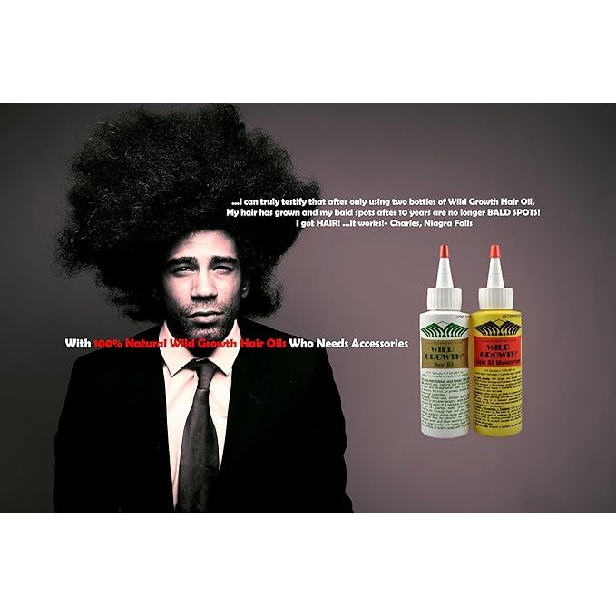 Wild Growth - Hair Oil & Light Oil Moisturizer | Hair Growth & Scalp Nourishment | 4Oz/118.2g | - Beauty Exchange Beauty Supply