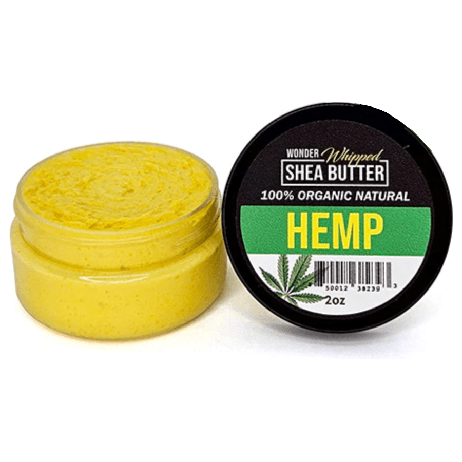 WONDER 100% Organic Whipped Shea Butter – Natural Moisturizer – Mango, Pineapple, Honey Peach, Baby Powder, Lavender, Lemon, Hemp – 2 oz (7 - Piece Variant Set) - Beauty Exchange Beauty Supply