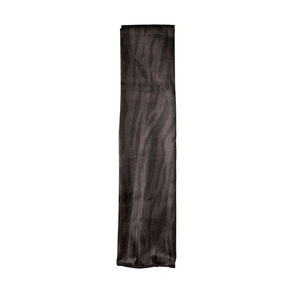 Woven Silky Satin Wrap Scarf - Black Zebra HQ199 - Beauty Exchange Beauty Supply