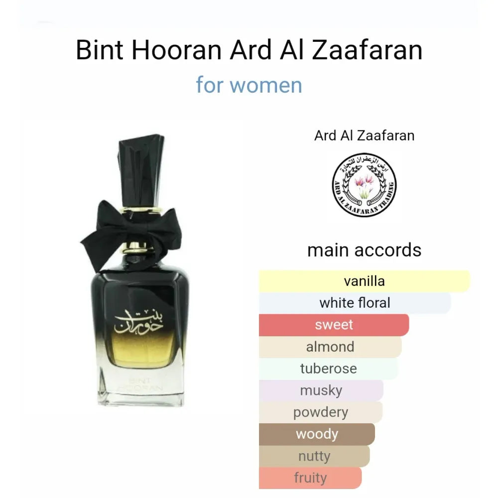 Ard Al Zaafaran Bint Hooran Eau De Parfum - 3.4oz