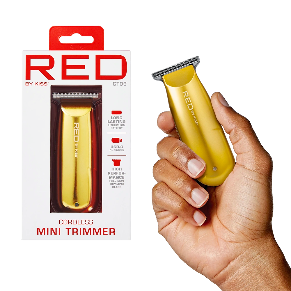 Red by Kiss Cordless Rechargeable Mini Trimmer