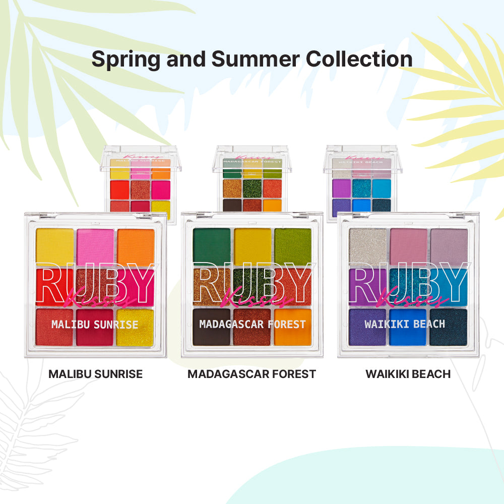 Ruby Kisses 2-in-1 Makeup Palette – For Eyes & Face