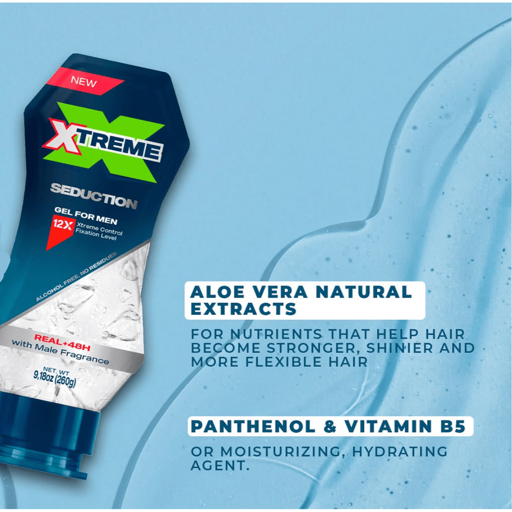 Xtreme Seduction Hair Gel – Flake - Free Hold with a Touch of Fragrance – 260g - Beauty Exchange Beauty Supply