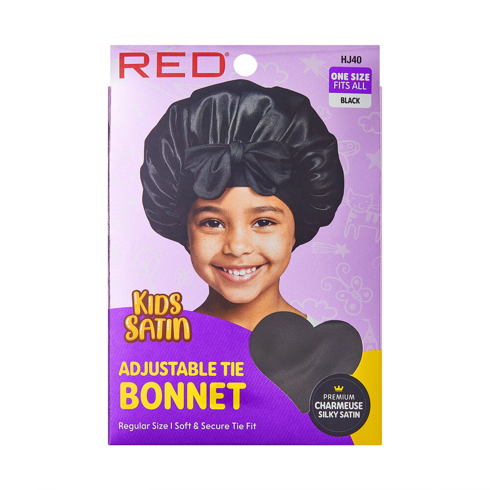 Red by Kiss Kids Adjustable Tie Bonnet