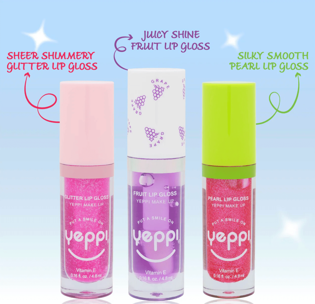 Yeppi Fruit Lip Gloss - 0.16oz - Beauty Exchange Beauty Supply