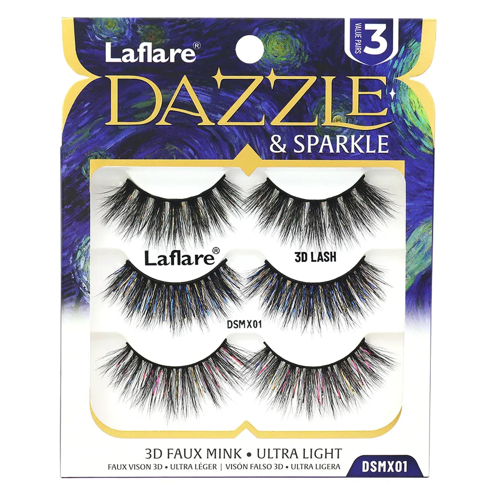 Laflare Dazzle & Sparkle – Colorful & Glitter Eyelashes