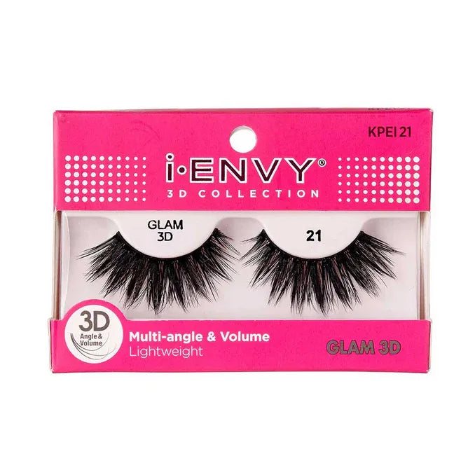 Kiss i-Envy 3D Collection Eyelashes – Glam & Natural