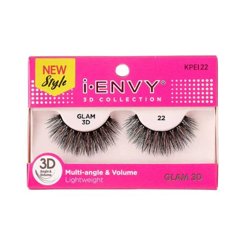 Kiss i-Envy 3D Collection Eyelashes – Glam & Natural