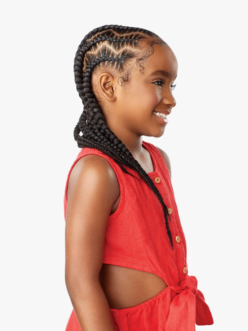 Sensationnel X-pression 3X Kids Pre-Stretched Braiding Hair - 28"