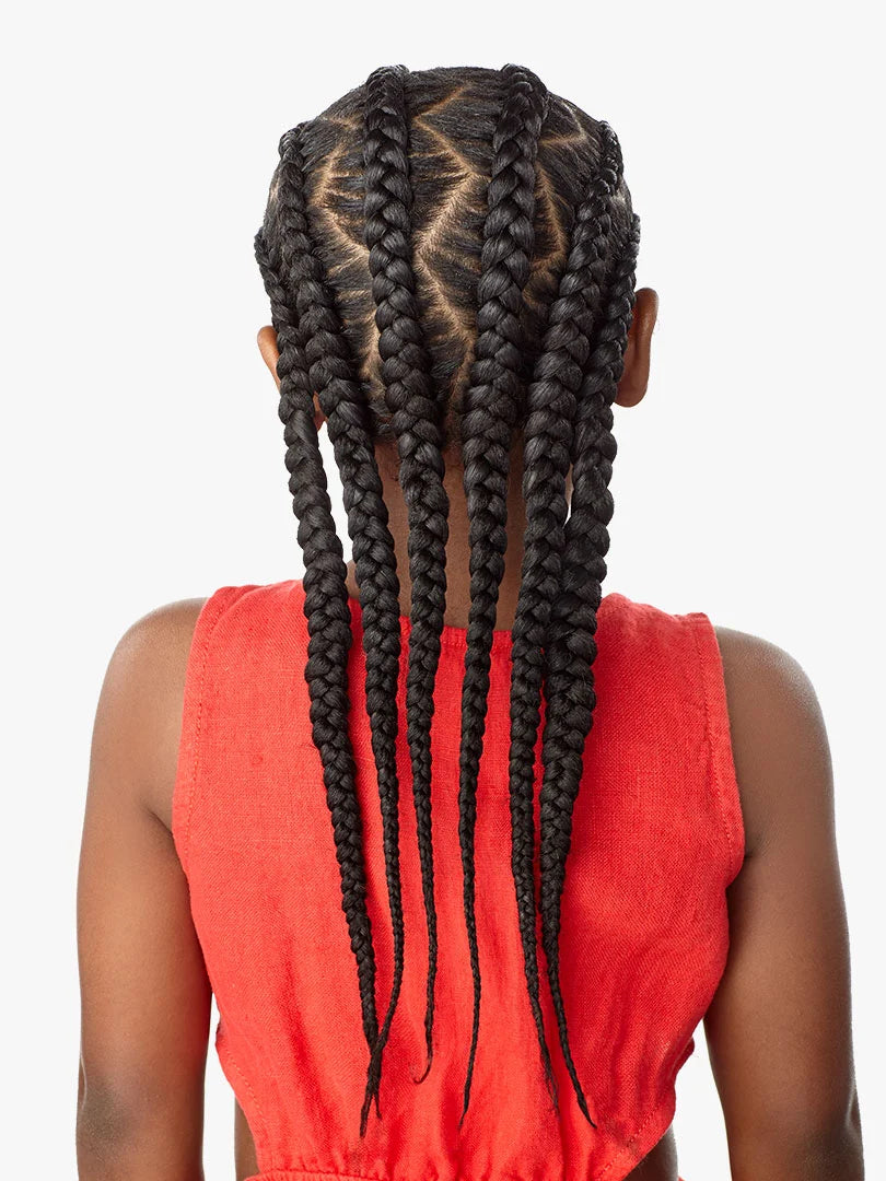Sensationnel X-pression 3X Kids Pre-Stretched Braiding Hair - 28"