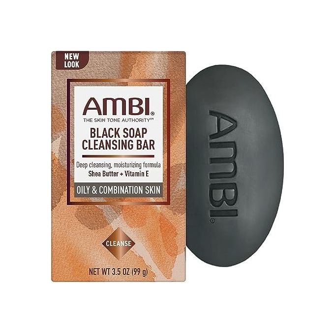 Ambi African Black Soap Cleansing Bar 3.5oz - Beauty Exchange Beauty Supply