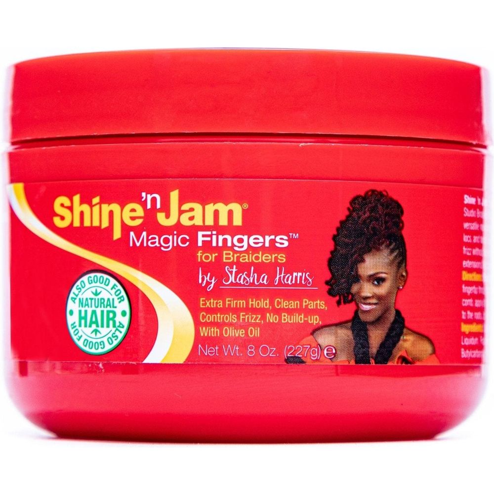 Ampro Shine 'N Jam Conditioning Gel Magic Fingers For Braiders - Beauty Exchange Beauty Supply