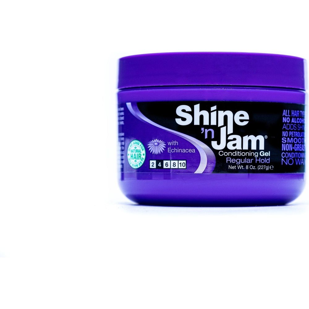 Ampro Shine 'N Jam Conditioning Gel - Regular Hold - Beauty Exchange Beauty Supply