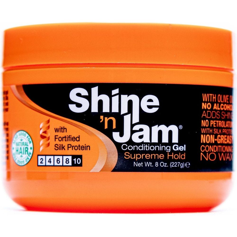 Ampro Shine 'N Jam Conditioning Gel - Supreme Hold - Beauty Exchange Beauty Supply