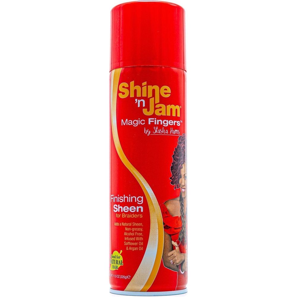 Ampro Shine 'N Jam Magic Fingers Finishing Sheen 11.5oz - Beauty Exchange Beauty Supply