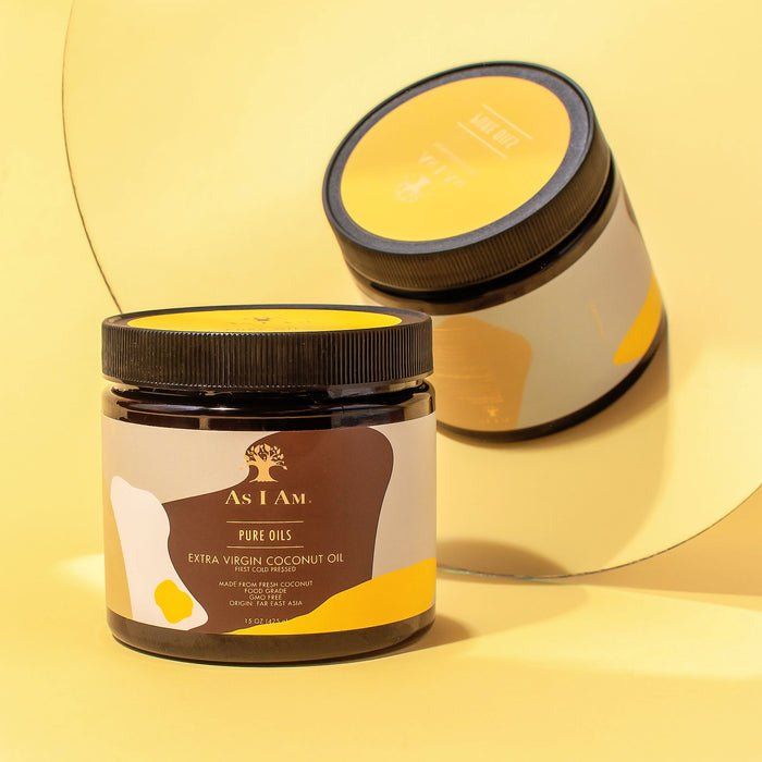 As I Am Pure Oils Extra Virgin Coconut Oil 15oz - Beauty Exchange Beauty Supply