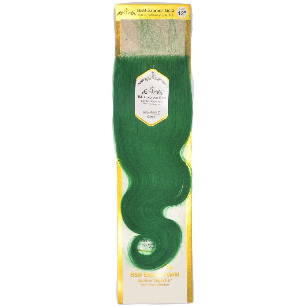 B & B Express 4x4 Lace Closure - Color Closures - Beauty Exchange Beauty Supply