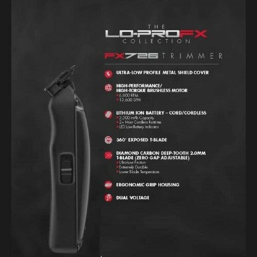 Babyliss PRO LO-PROFX High Performance Low Profile Trimmer - Beauty Exchange Beauty Supply