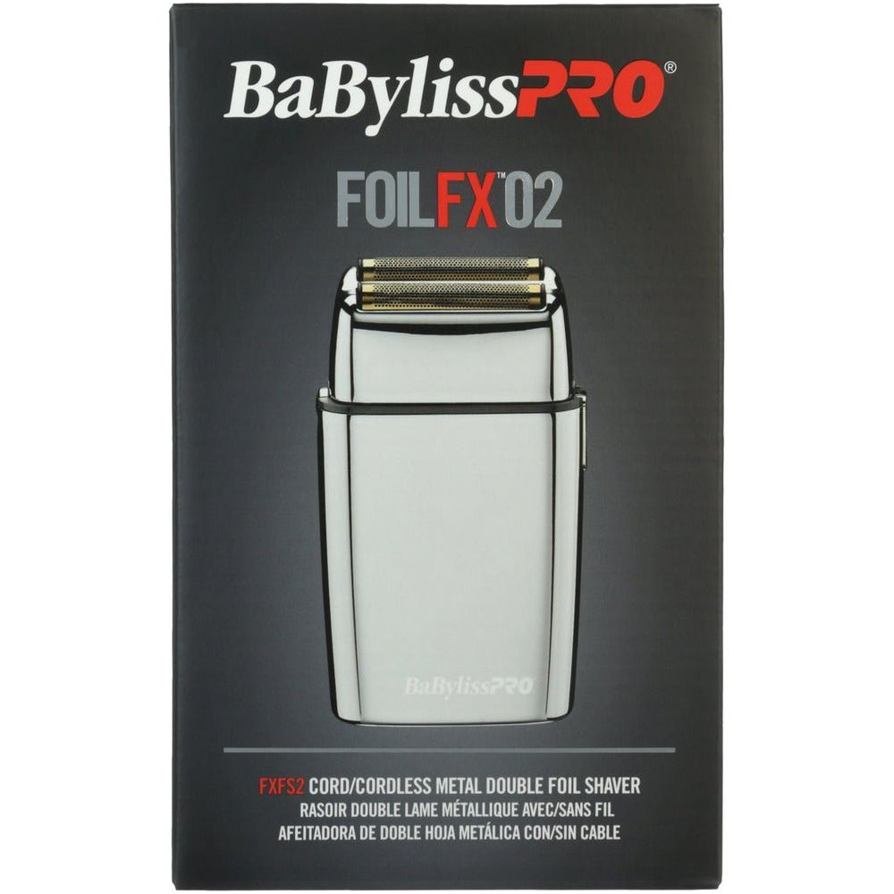 BaByliss PRO Cordless Metal Double Foil Shaver