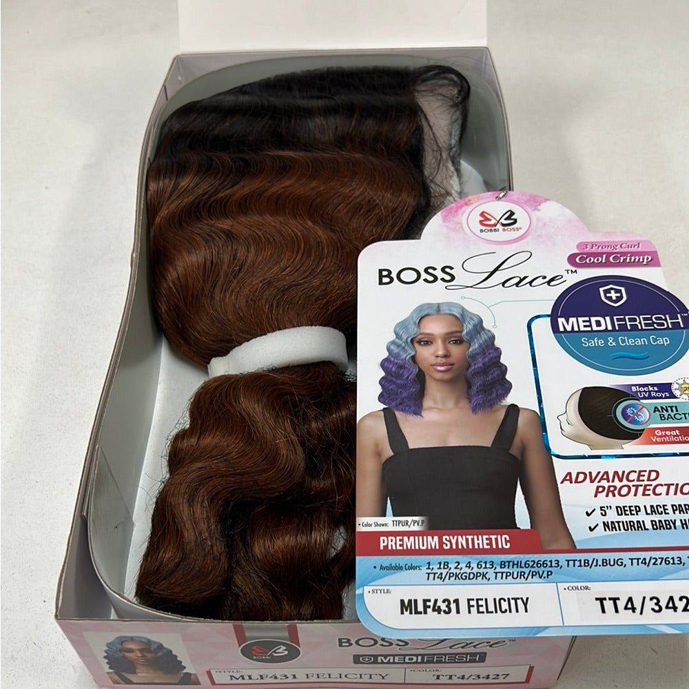 Bobbi Boss Boss Lace Synthetic Lace Front Wig - MLF431 Felicity - Beauty Exchange Beauty Supply