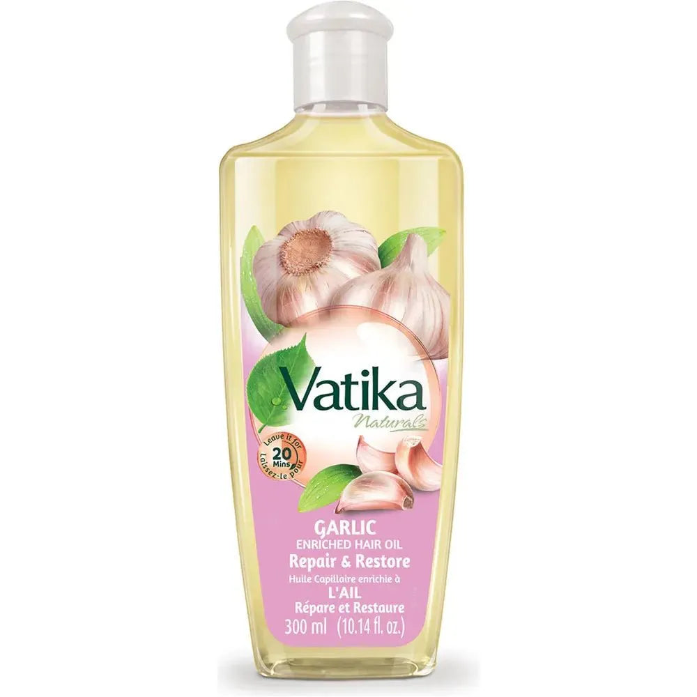 Dabur Vatika Naturals Enriched Hair Oil - Garlic - Beauty Exchange Beauty Supply