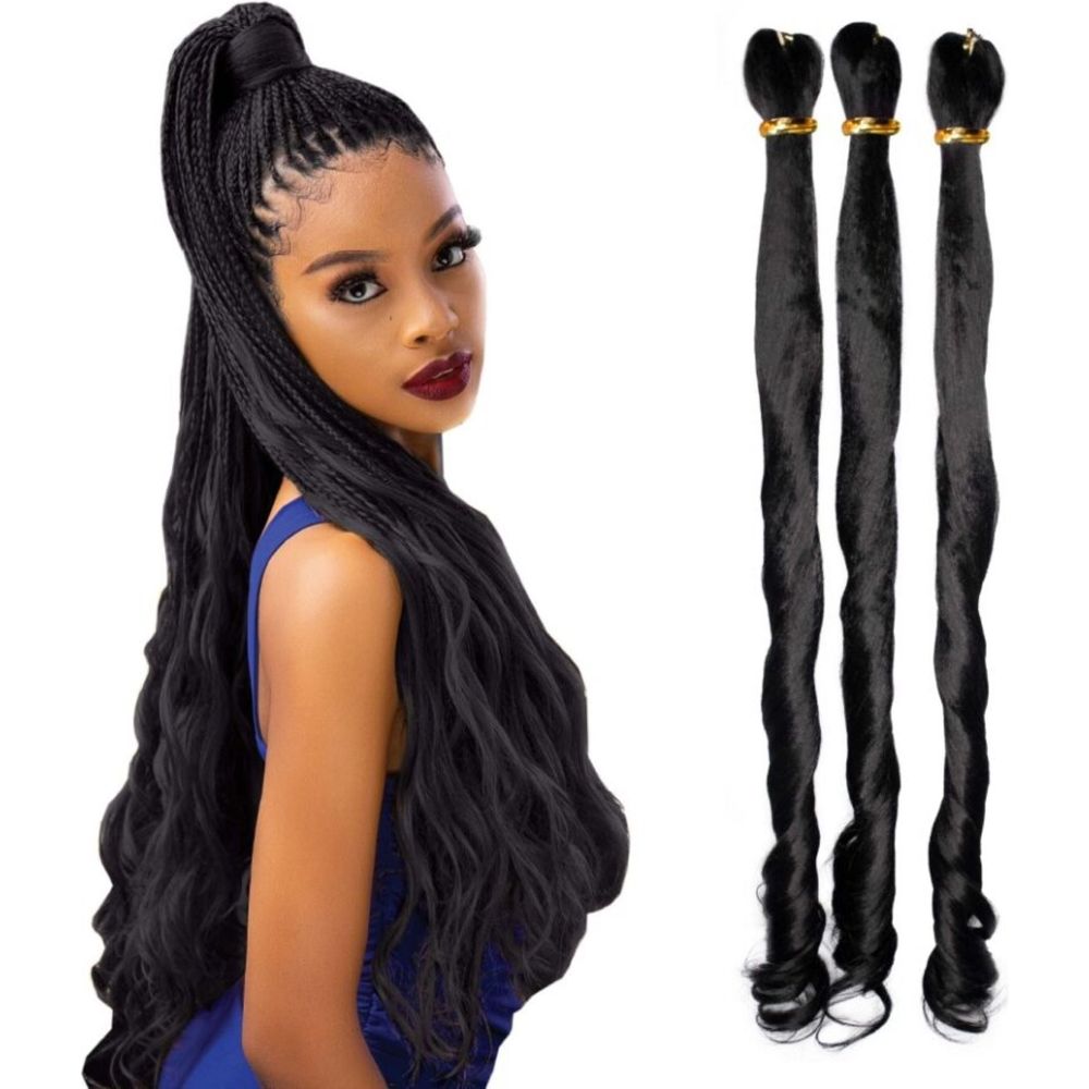 Darling Loose Body Waves Braids Hair Extensions Pre-Stretched 3X Pack 52" - Beauty Exchange Beauty Supply
