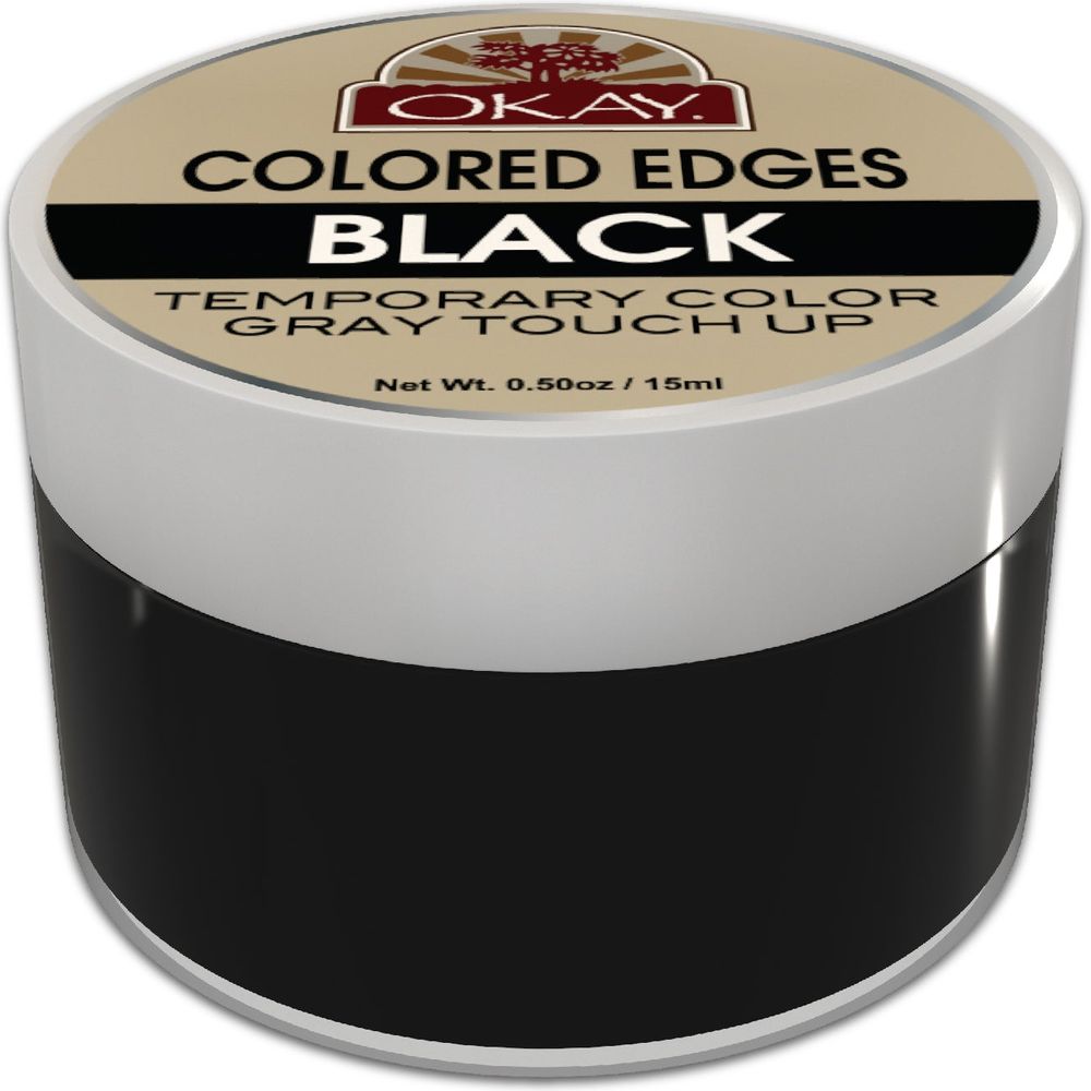 OKAY Colored Edges Black 0.5oz - Beauty Exchange Beauty Supply