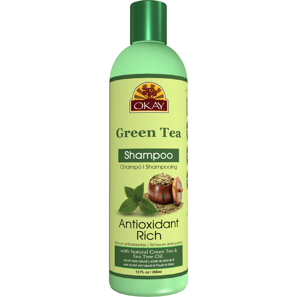 OKAY Green Tea Nourishing Shampoo 12oz - Beauty Exchange Beauty Supply