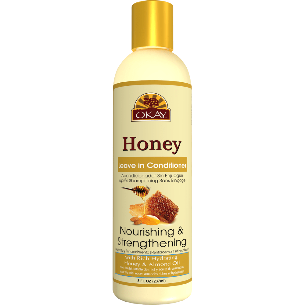 OKAY Leave - In Conditioner - Honey Nourishing and Strengthening 8oz - Beauty Exchange Beauty Supply